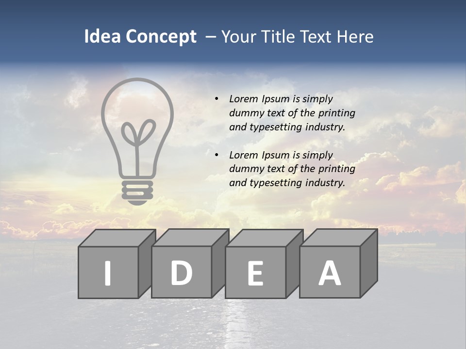 Cloudy Sky PowerPoint Template