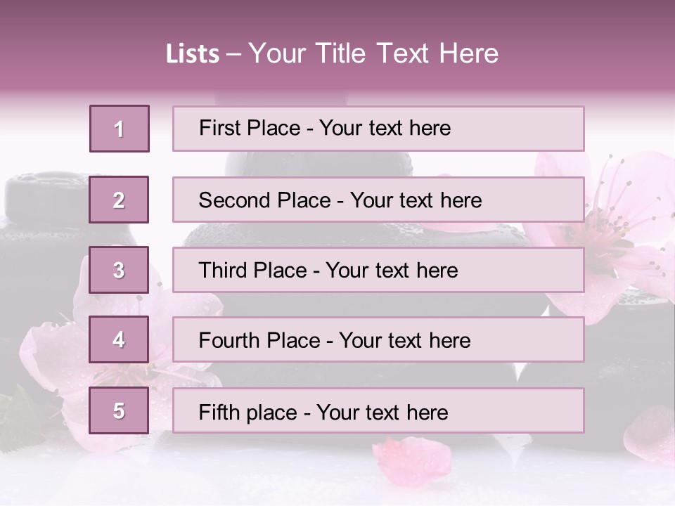 Beautiful Massage Health PowerPoint Template
