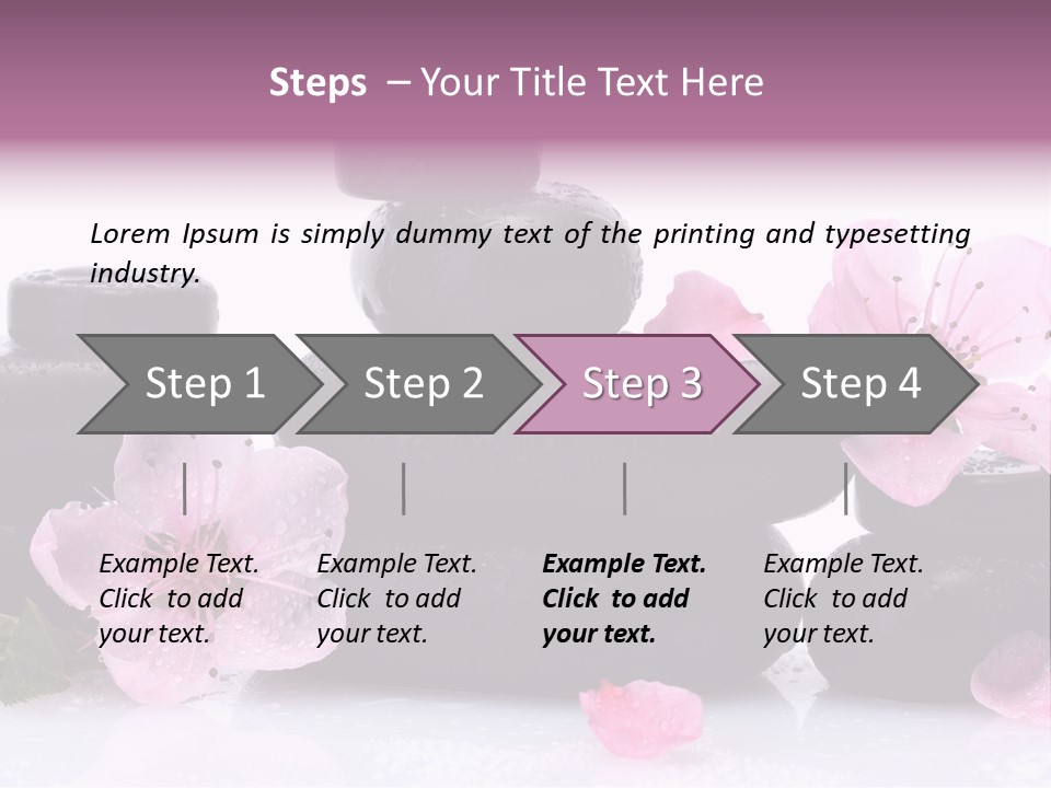 Beautiful Massage Health PowerPoint Template