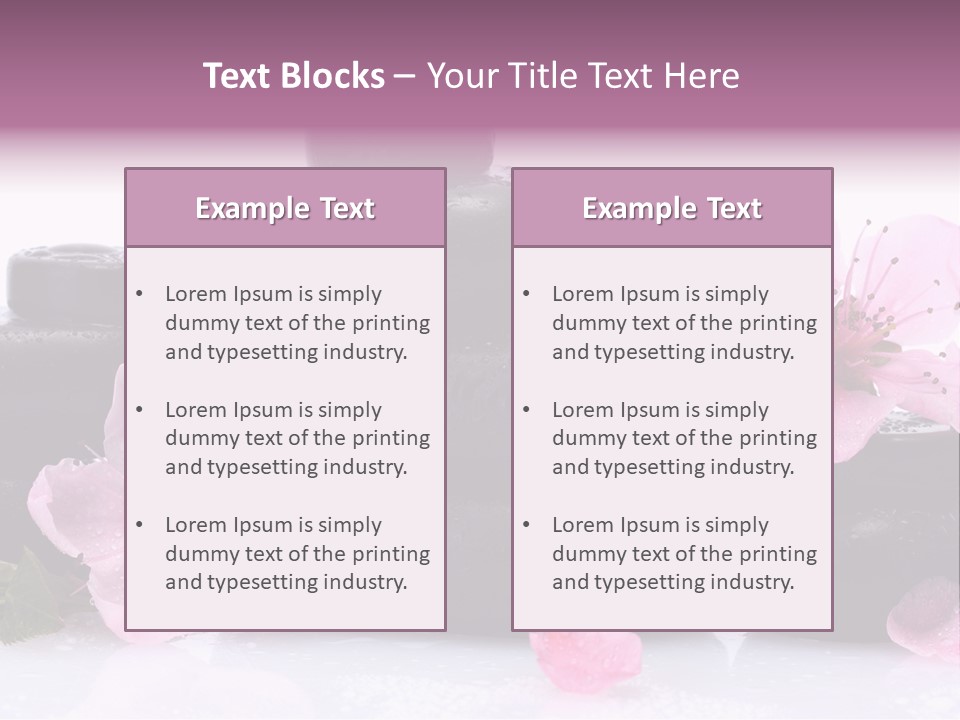 Beautiful Massage Health PowerPoint Template