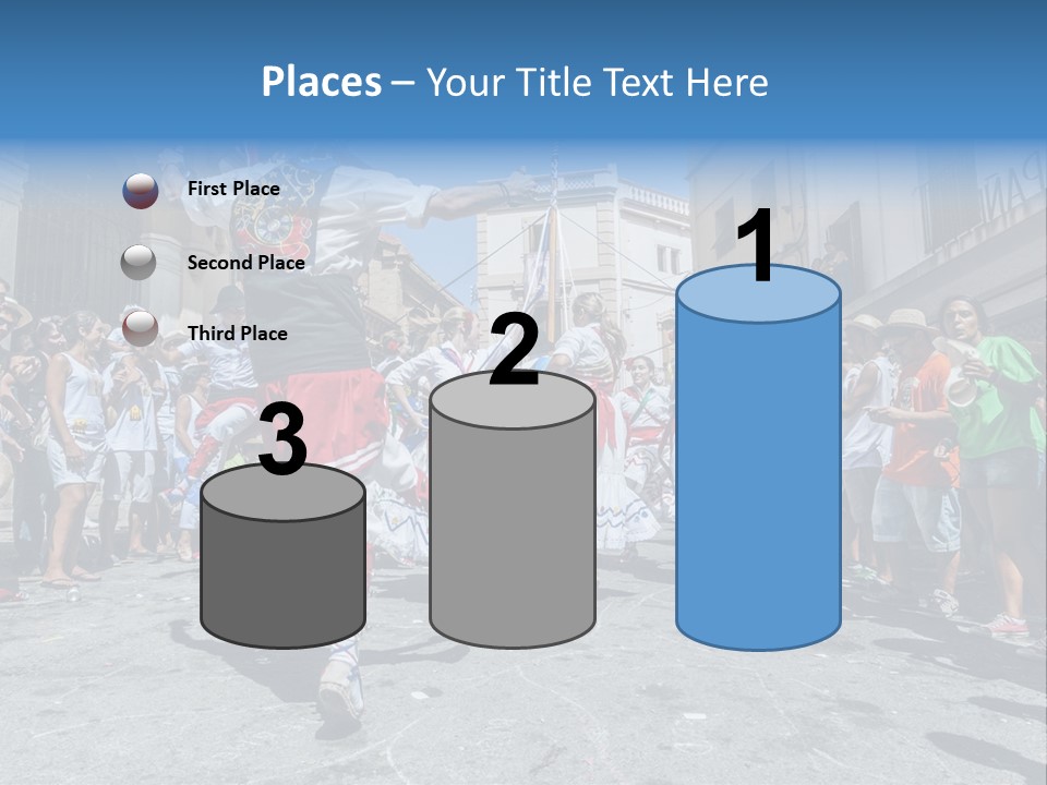 Cercavila Colors Sitges PowerPoint Template