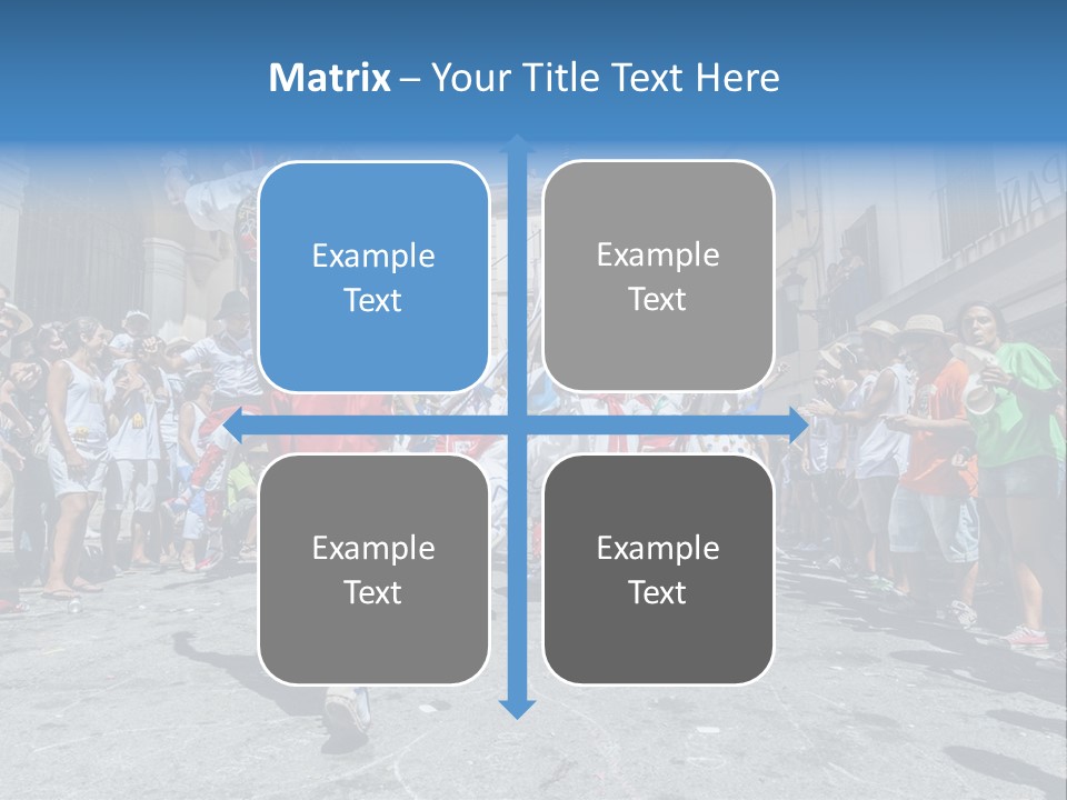 Cercavila Colors Sitges PowerPoint Template