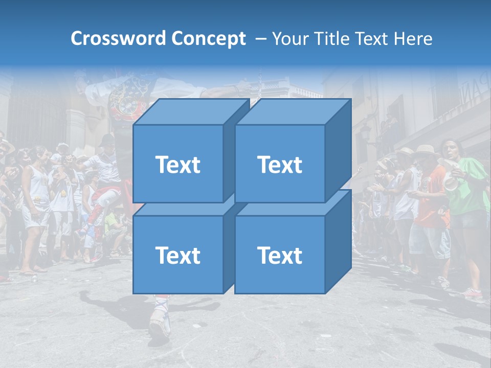 Cercavila Colors Sitges PowerPoint Template