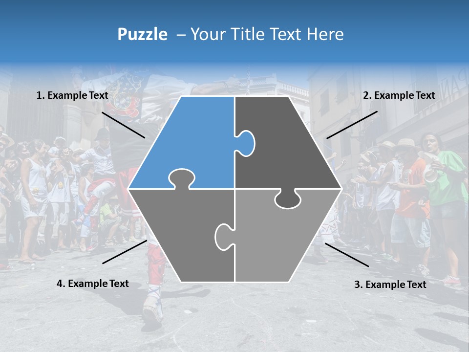 Cercavila Colors Sitges PowerPoint Template