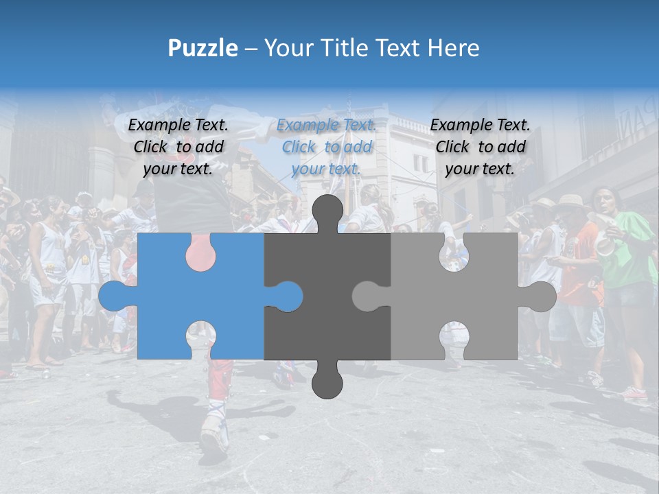 Cercavila Colors Sitges PowerPoint Template