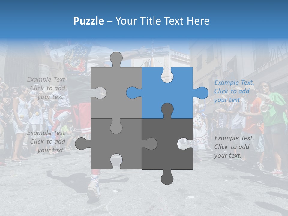 Cercavila Colors Sitges PowerPoint Template