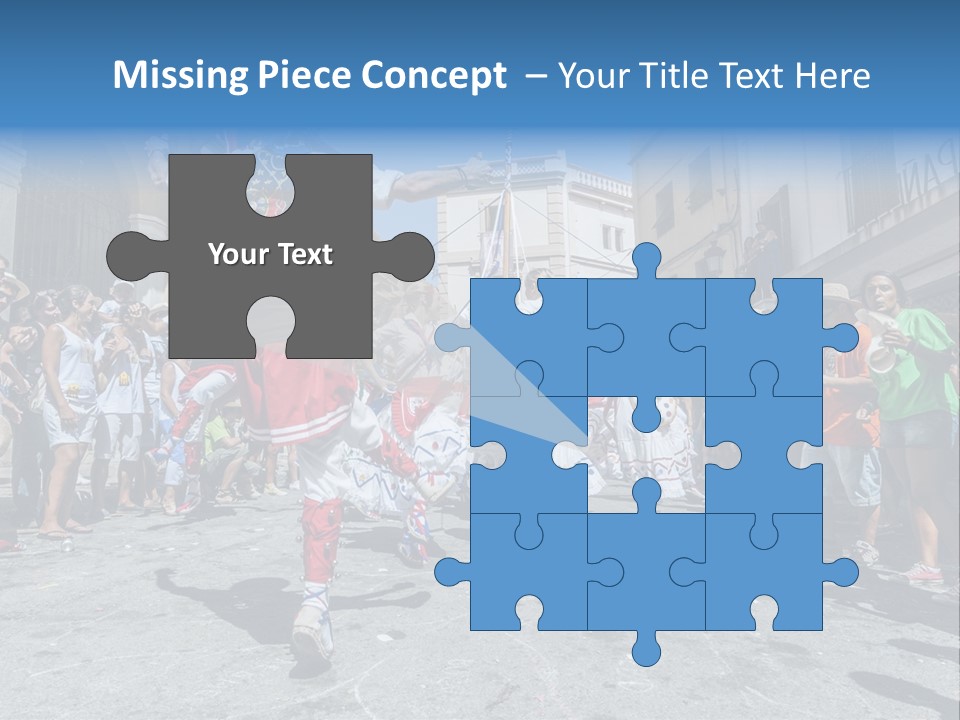 Cercavila Colors Sitges PowerPoint Template