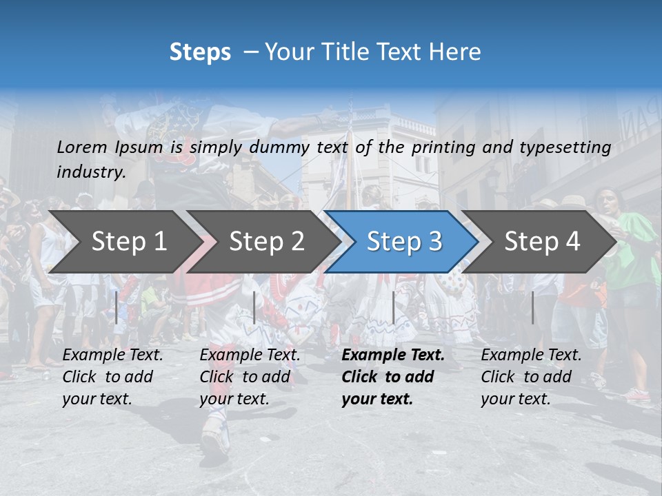Cercavila Colors Sitges PowerPoint Template