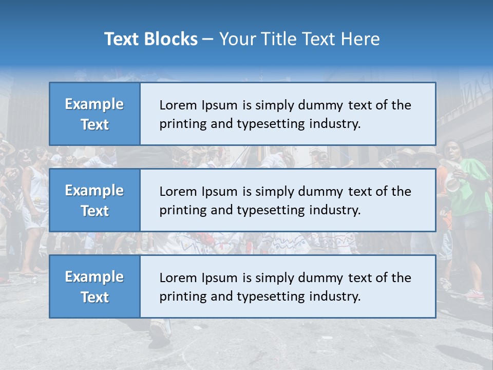 Cercavila Colors Sitges PowerPoint Template