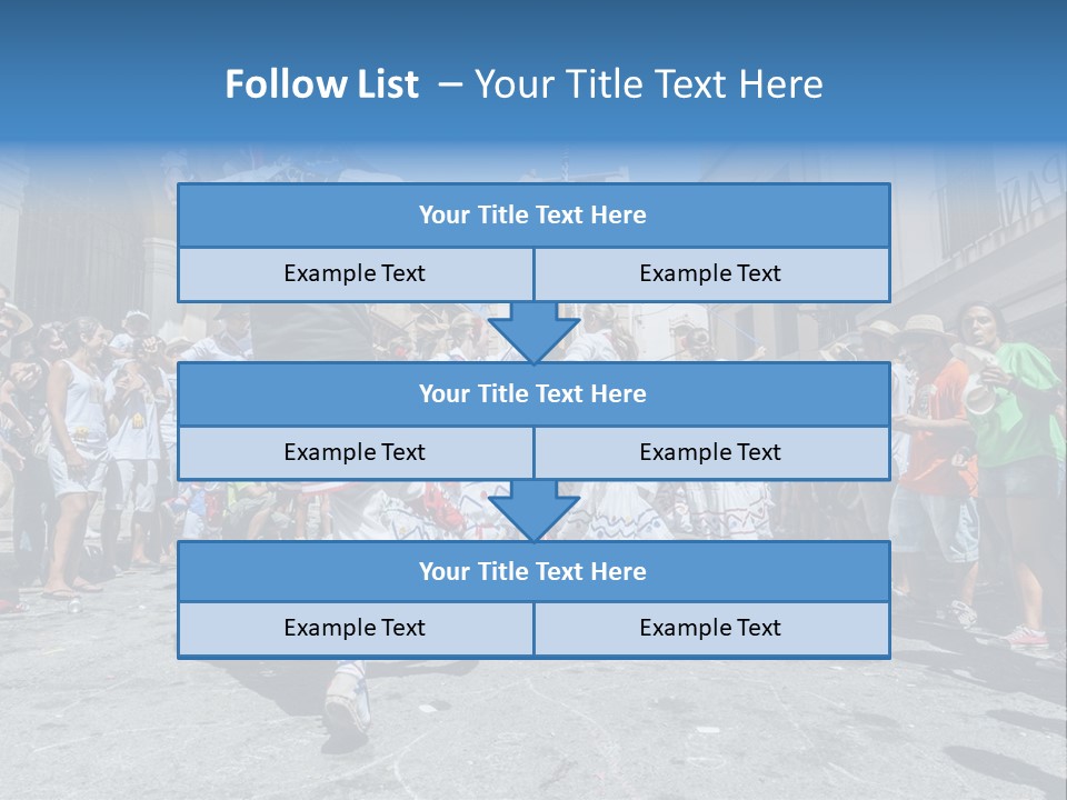 Cercavila Colors Sitges PowerPoint Template