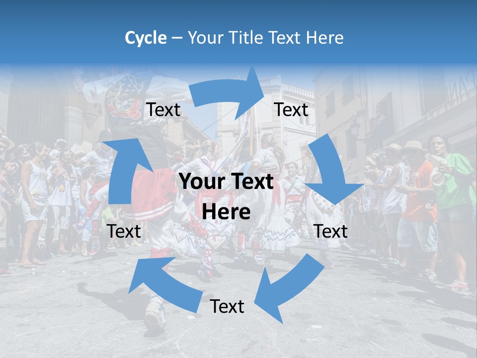 Cercavila Colors Sitges PowerPoint Template