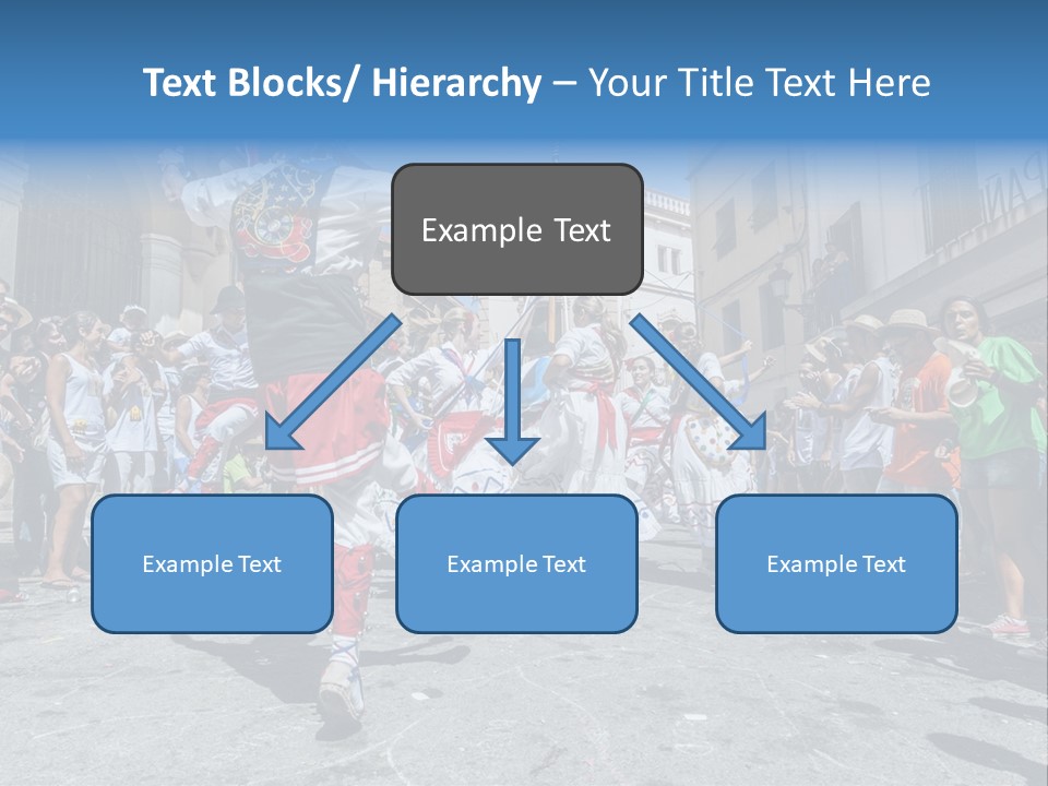 Cercavila Colors Sitges PowerPoint Template