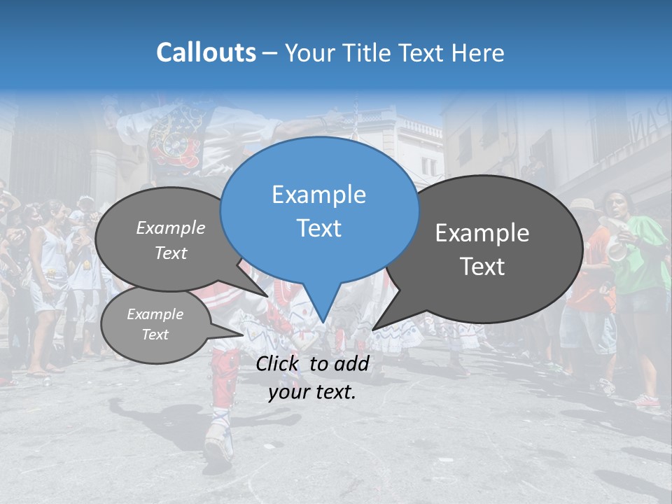 Cercavila Colors Sitges PowerPoint Template