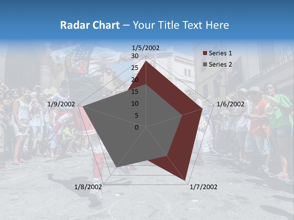 Cercavila Colors Sitges PowerPoint Template