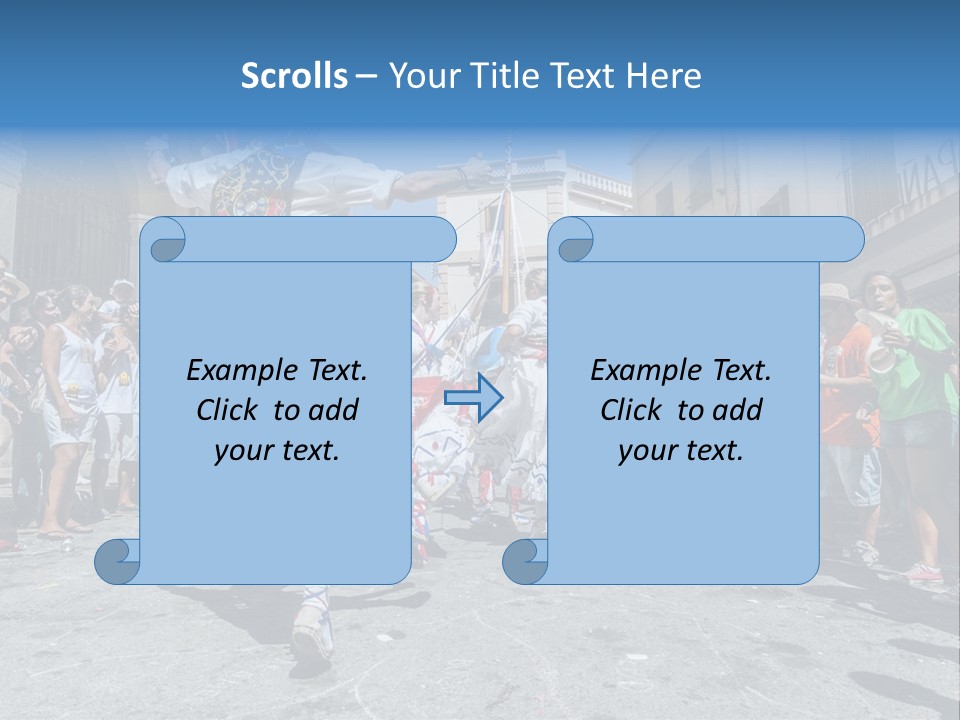 Cercavila Colors Sitges PowerPoint Template
