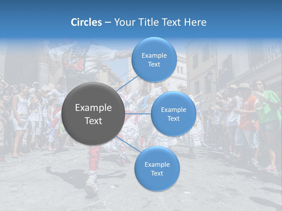 Cercavila Colors Sitges PowerPoint Template