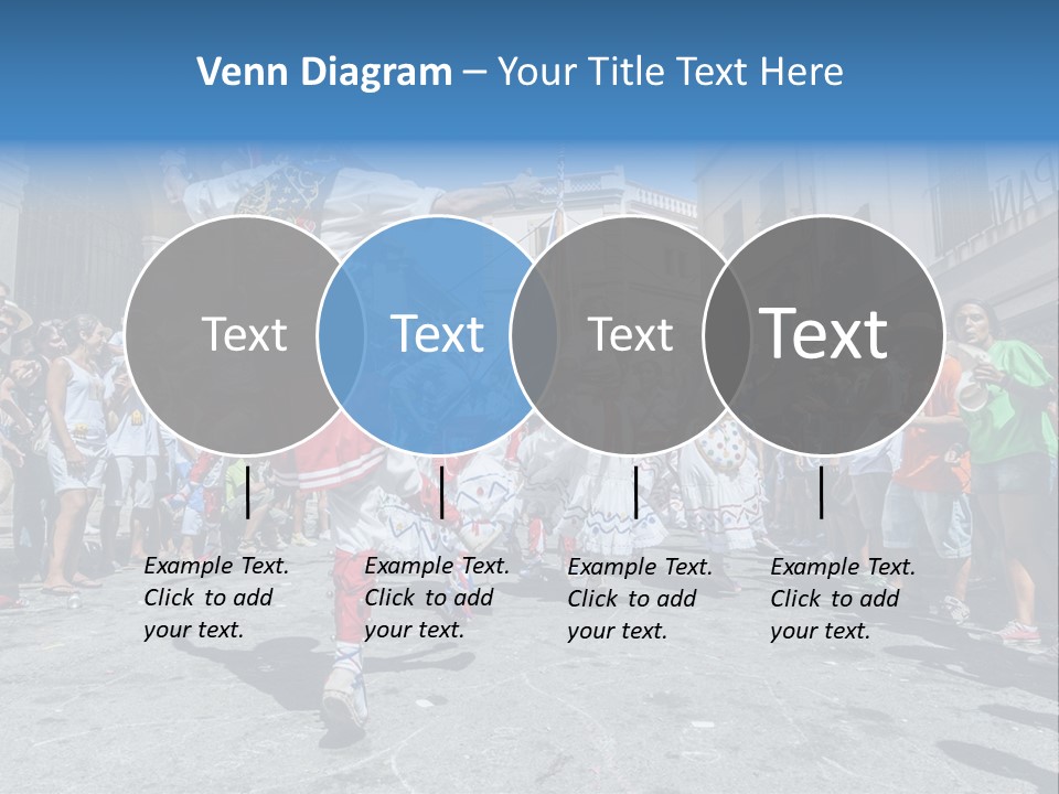 Cercavila Colors Sitges PowerPoint Template