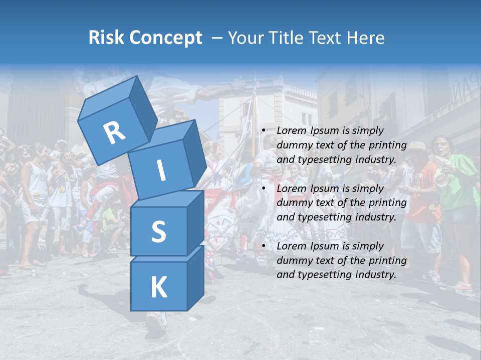 Cercavila Colors Sitges PowerPoint Template