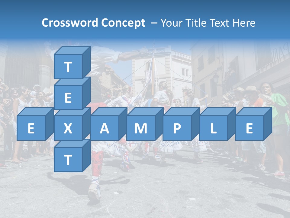 Cercavila Colors Sitges PowerPoint Template