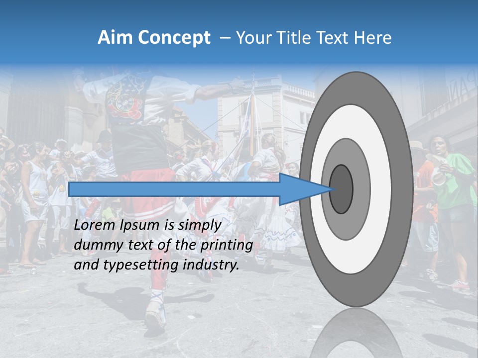 Cercavila Colors Sitges PowerPoint Template