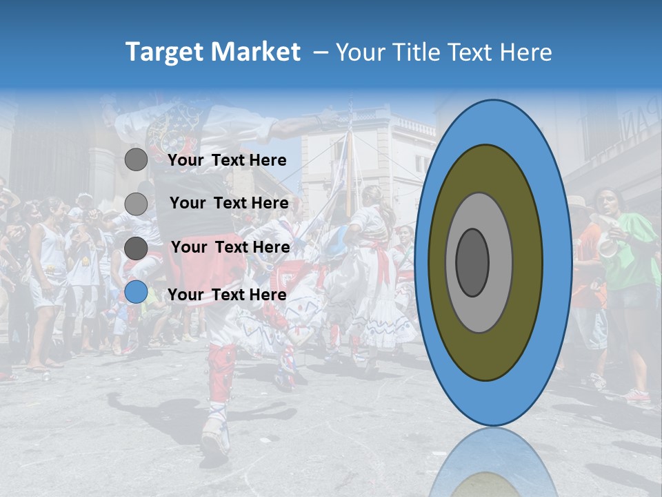 Cercavila Colors Sitges PowerPoint Template