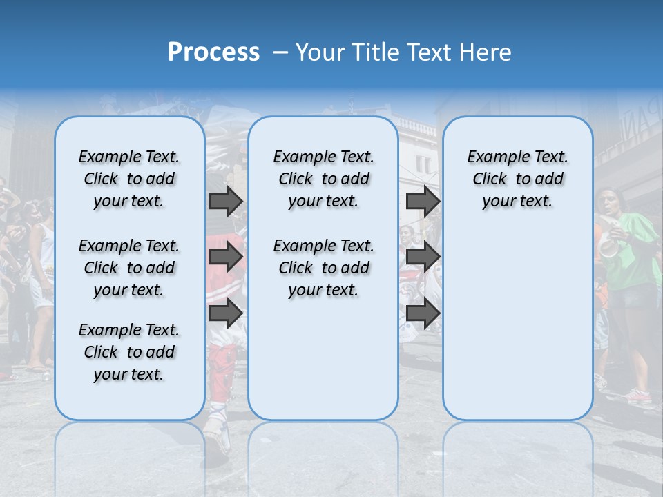 Cercavila Colors Sitges PowerPoint Template