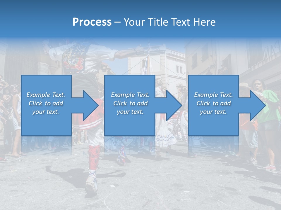 Cercavila Colors Sitges PowerPoint Template