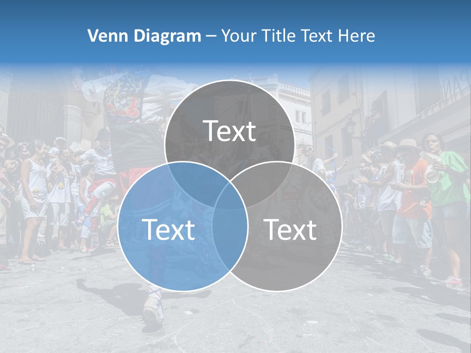 Cercavila Colors Sitges PowerPoint Template