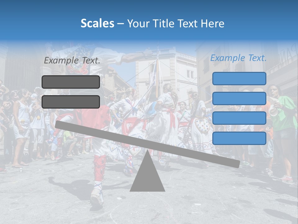 Cercavila Colors Sitges PowerPoint Template