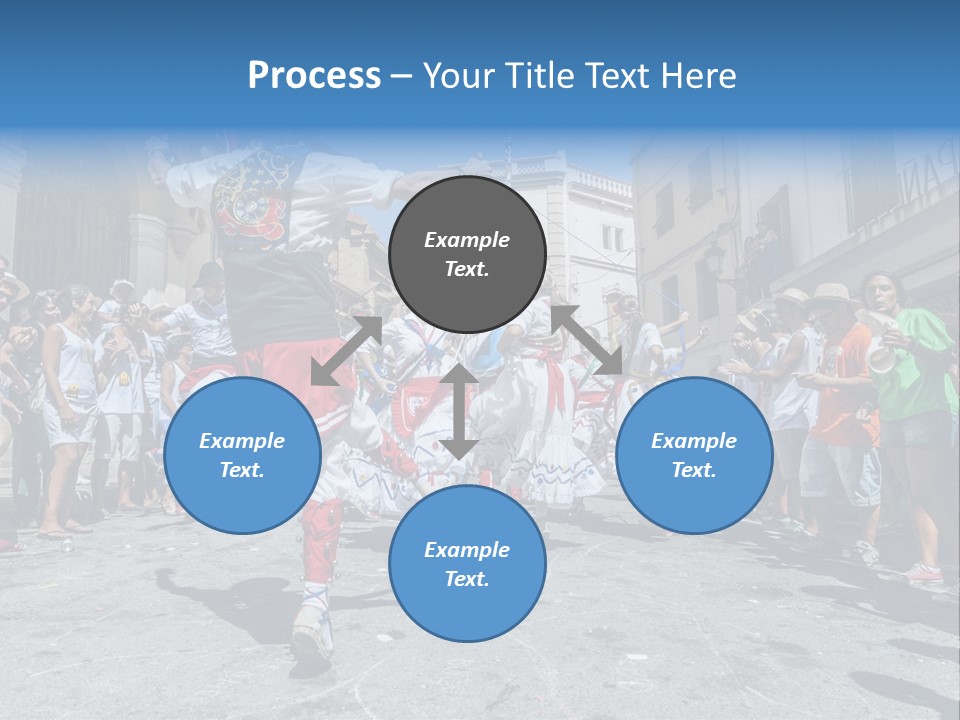 Cercavila Colors Sitges PowerPoint Template