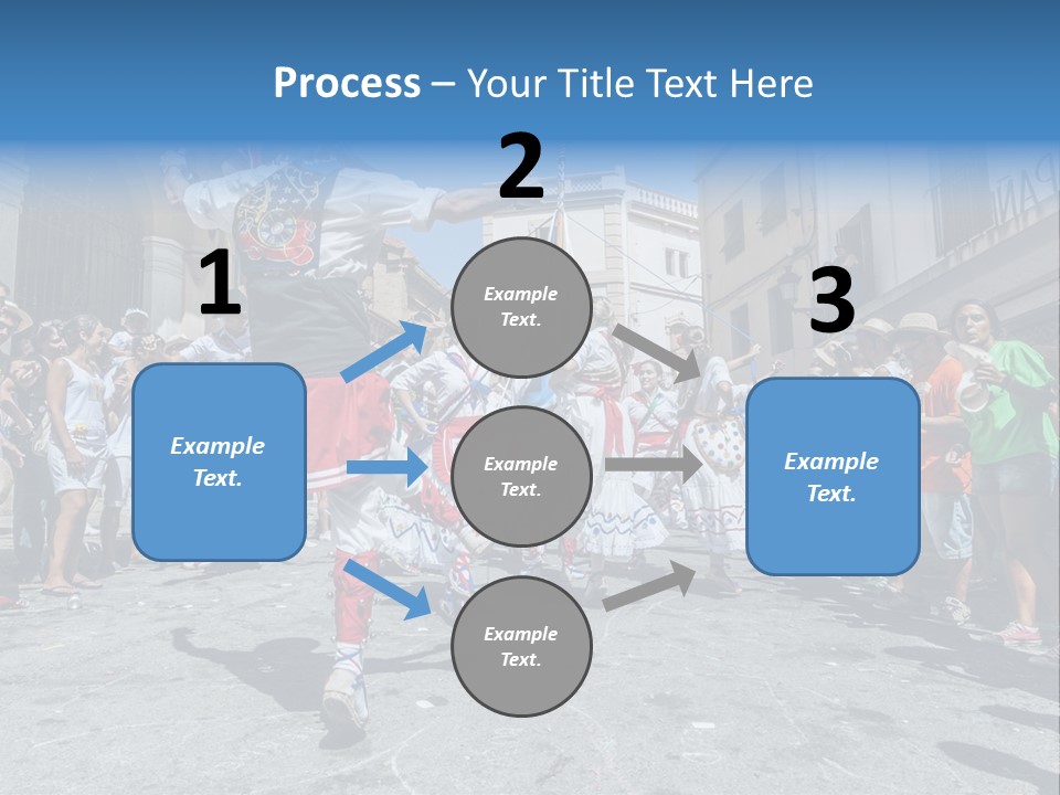 Cercavila Colors Sitges PowerPoint Template