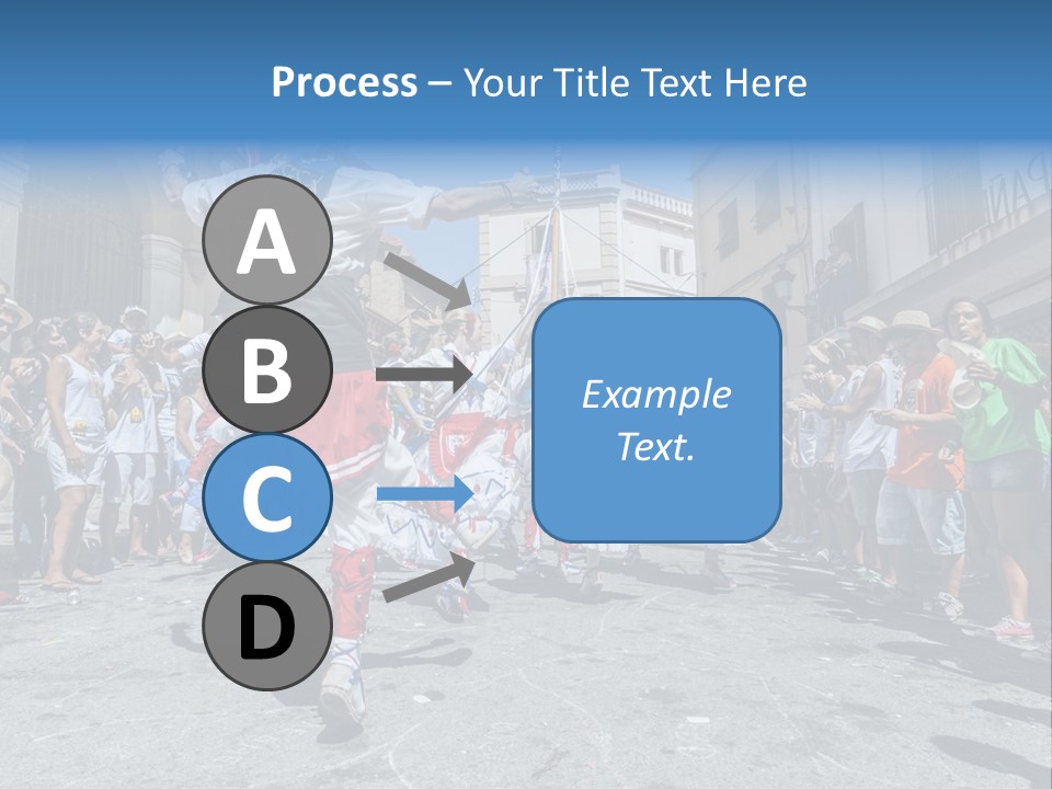 Cercavila Colors Sitges PowerPoint Template