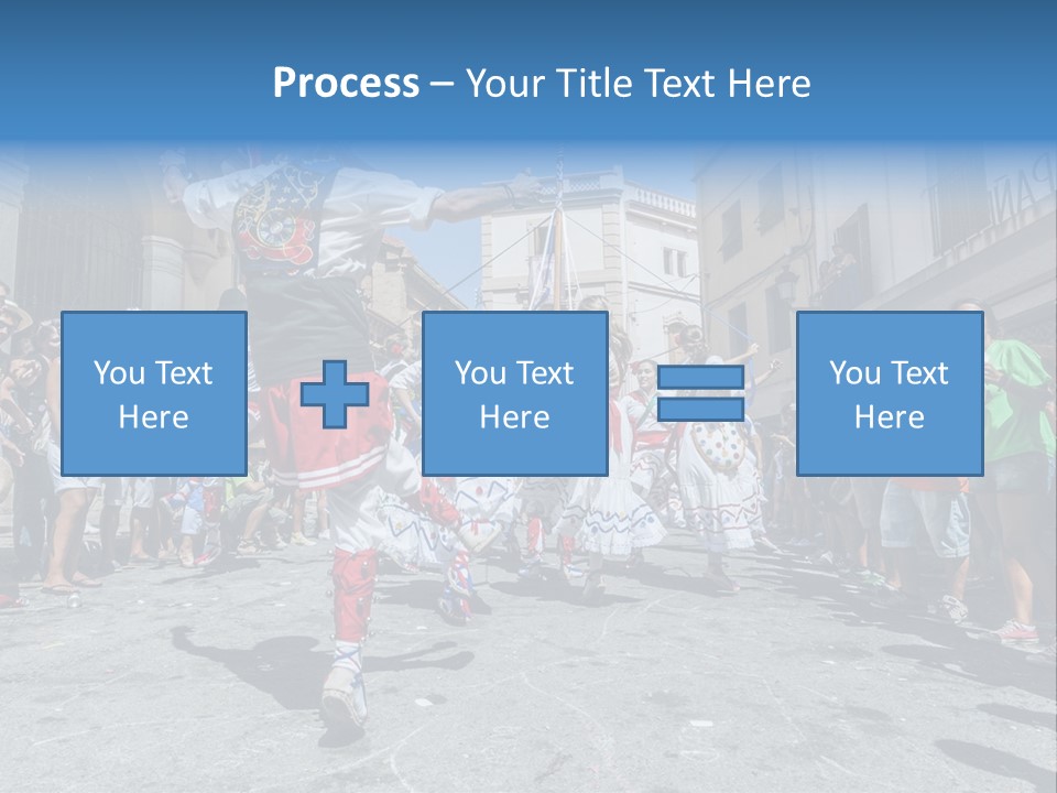 Cercavila Colors Sitges PowerPoint Template