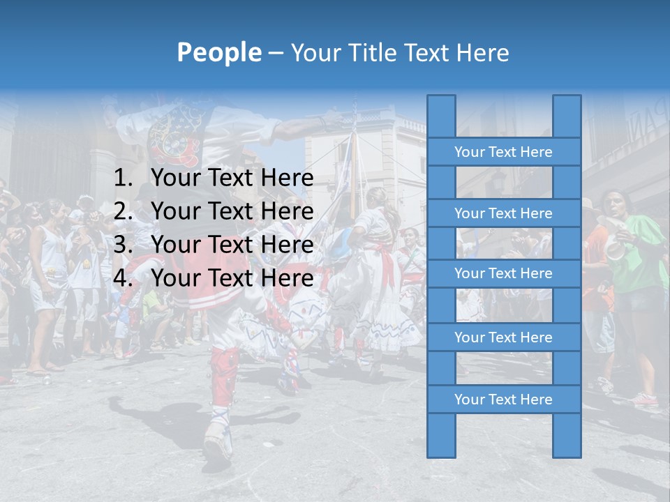 Cercavila Colors Sitges PowerPoint Template