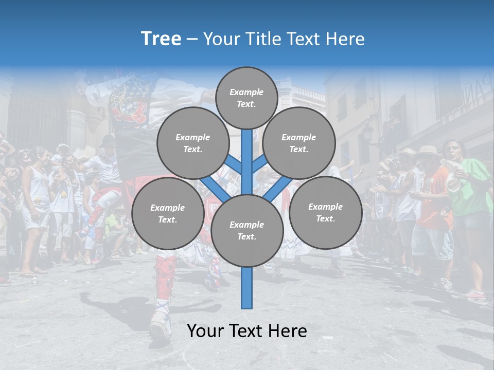 Cercavila Colors Sitges PowerPoint Template