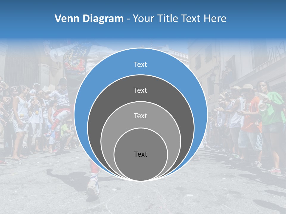 Cercavila Colors Sitges PowerPoint Template