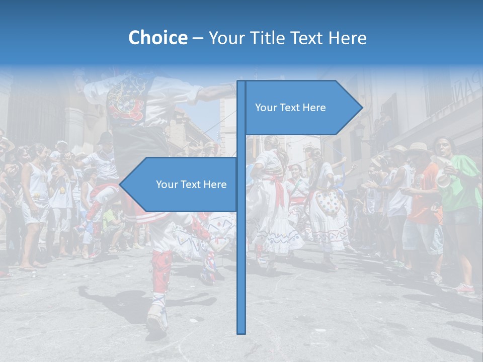 Cercavila Colors Sitges PowerPoint Template