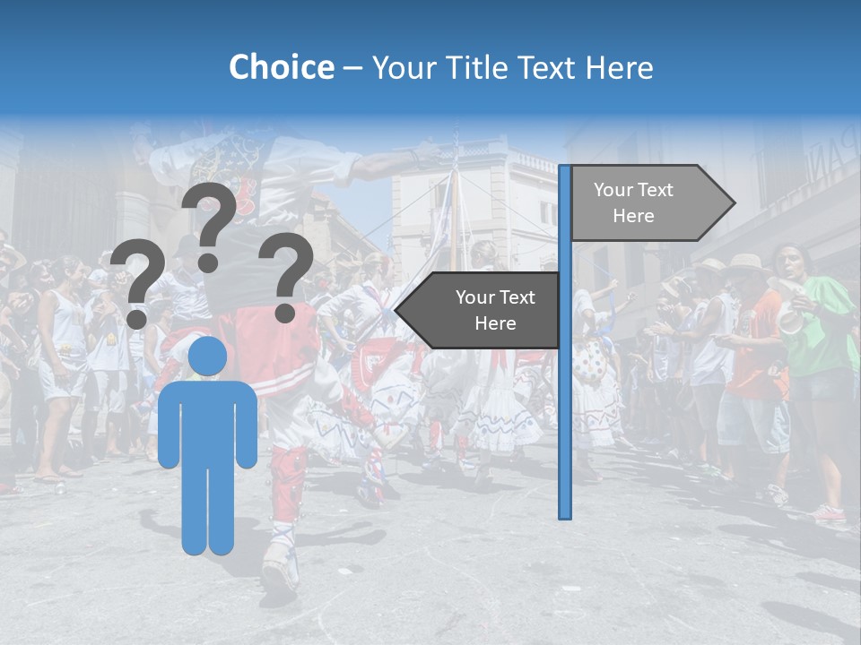 Cercavila Colors Sitges PowerPoint Template