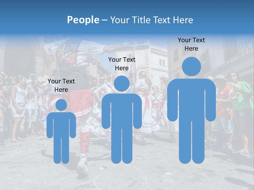 Cercavila Colors Sitges PowerPoint Template