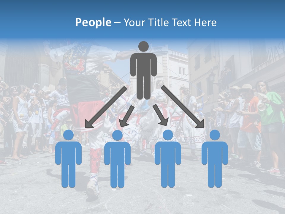 Cercavila Colors Sitges PowerPoint Template