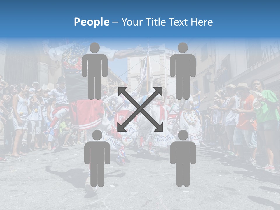 Cercavila Colors Sitges PowerPoint Template