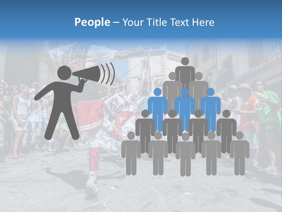 Cercavila Colors Sitges PowerPoint Template