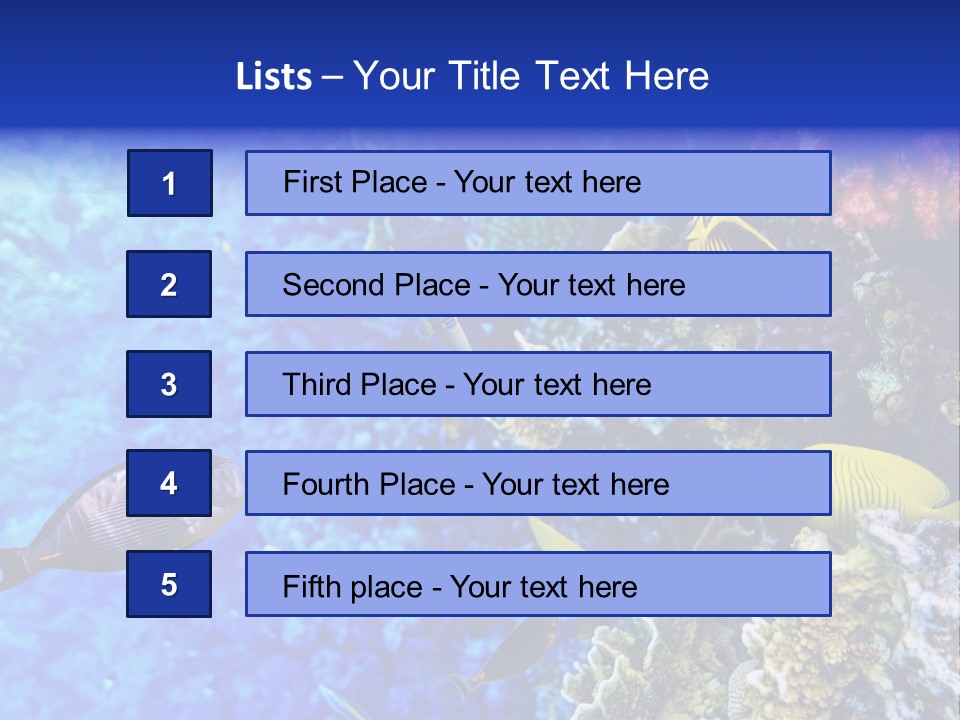 Wild Aquatic Tropic PowerPoint Template