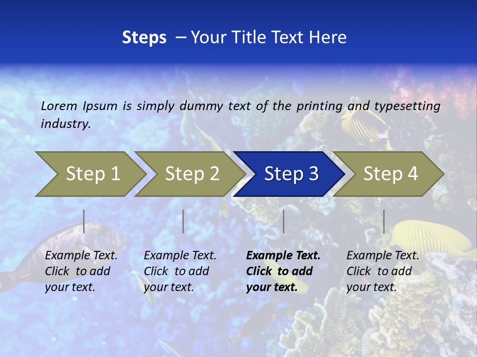 Wild Aquatic Tropic PowerPoint Template