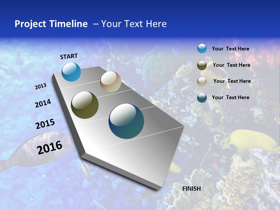 Wild Aquatic Tropic PowerPoint Template