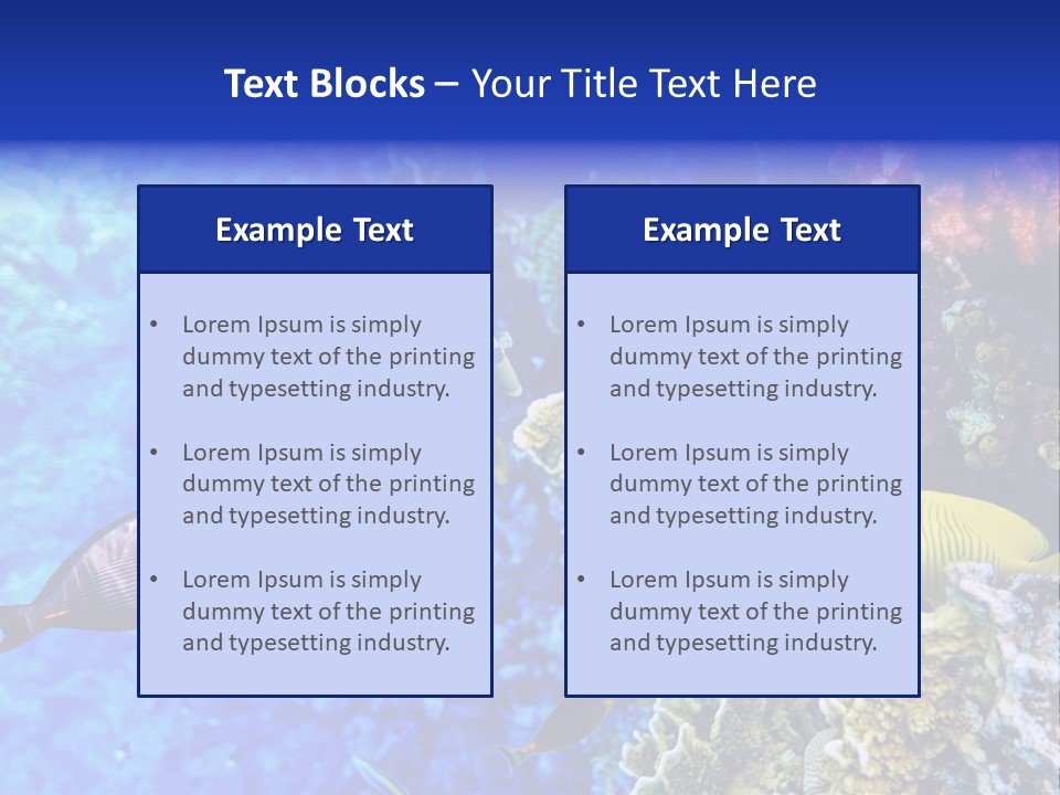 Wild Aquatic Tropic PowerPoint Template