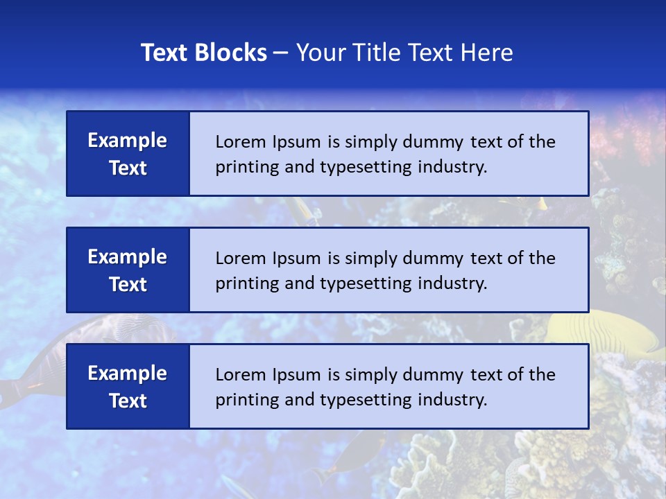 Wild Aquatic Tropic PowerPoint Template