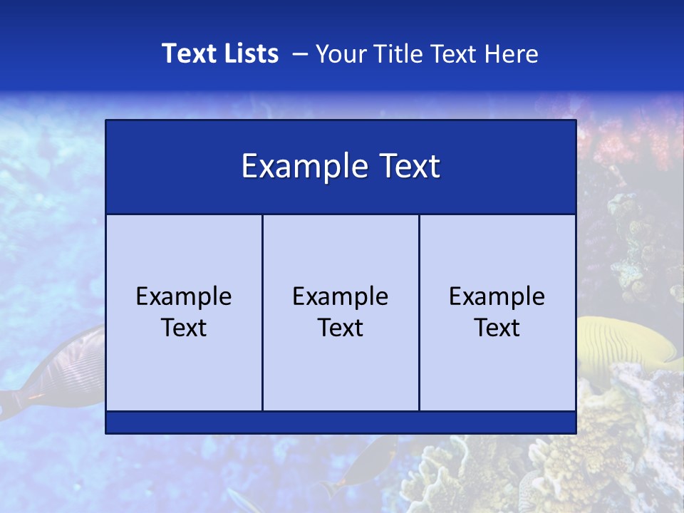 Wild Aquatic Tropic PowerPoint Template