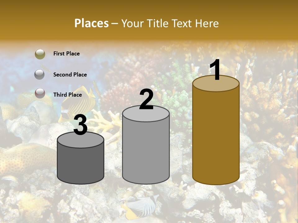 Under Scuba Brownish PowerPoint Template