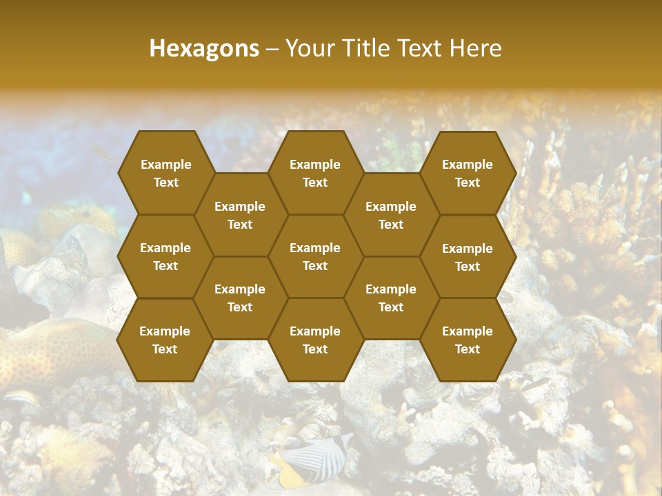 Under Scuba Brownish PowerPoint Template